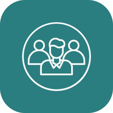 İnsan simgesinin vektör illüstrasyonu