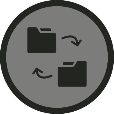 dosya dizini vektör illüstrasyonu