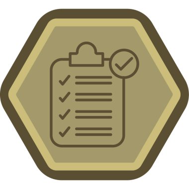 Moda biçimi izole edilmiş arkaplanda simgeyi kontrol et