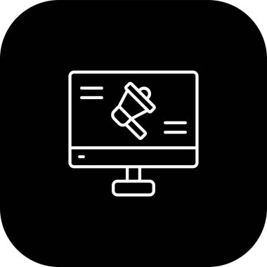 seo modern simgesinin vektör illüstrasyonu