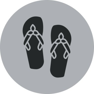 flip flops vektör simgesi