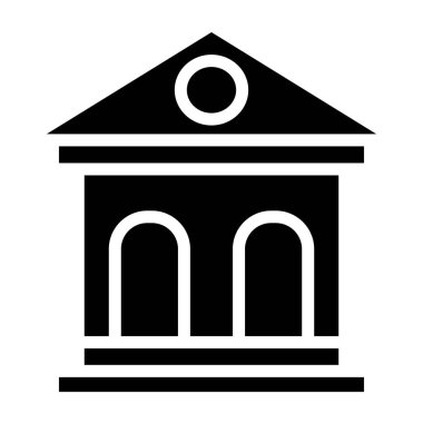 Bina. Web simgesi basit tasarım