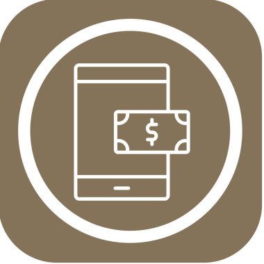 Modern b 'nin vektör illüstrasyonunda nakit yok