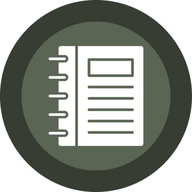 Belge. Web simgesi basit tasarım