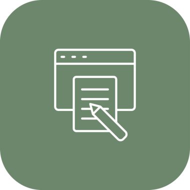 Gelişim için web simgesi. Düz tasarımın vektör illüstrasyonu