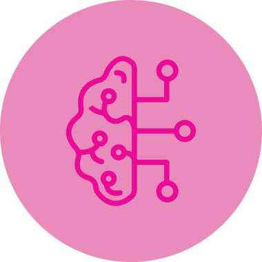 Modern simgenin vektör illüstrasyonu