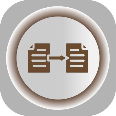 Bir web simgesinin vektör illüstrasyonu