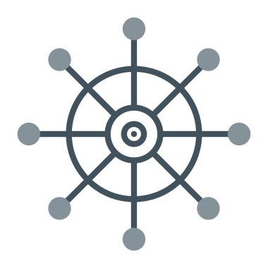 vektör pusula resimlemesi