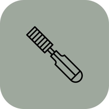 Çivi Vektörü Kabartma Simgesi Tasarımı