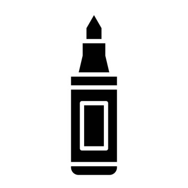 boya fırçası simgesi, vektör illüstrasyonu