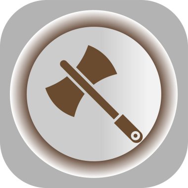 balta simgesi dijital vektörü