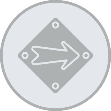 ok simgesi vektör illüstrasyonu