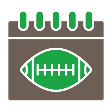 futbol düz simgesi, vektör illüstrasyonu