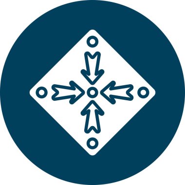 ok simgesi, vektör illüstrasyonu