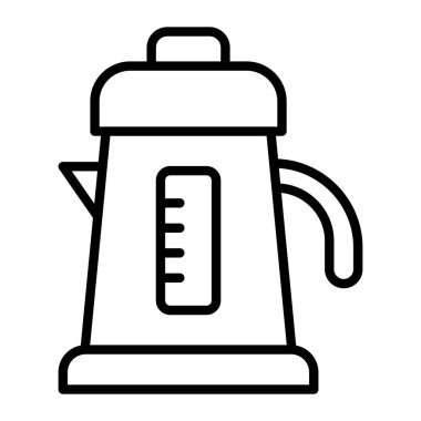 kahve makinesi simgesi, özet vektörü