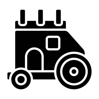 araba simgesi vektör illüstrasyonu