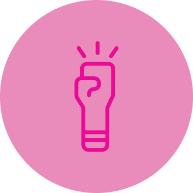 ampul simgesi vektör illüstrasyonu