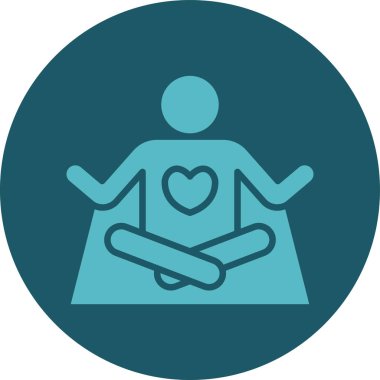 kadın simge vektör illüstrasyonu