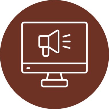 Seo simgesinin vektör illüstrasyonu