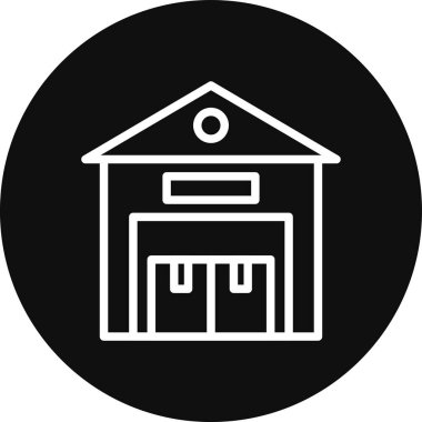 Yapı simgesinin vektör illüstrasyonu