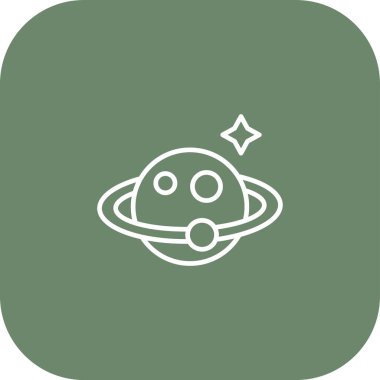 Gezegen simge vektör çizim