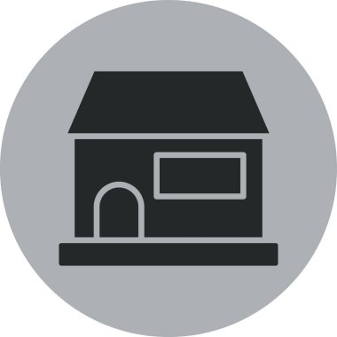 Ev simgesinin vektör illüstrasyonu