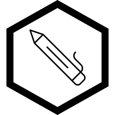 son moda biçimdeki kalem simgesi izole edilmiş arkaplan