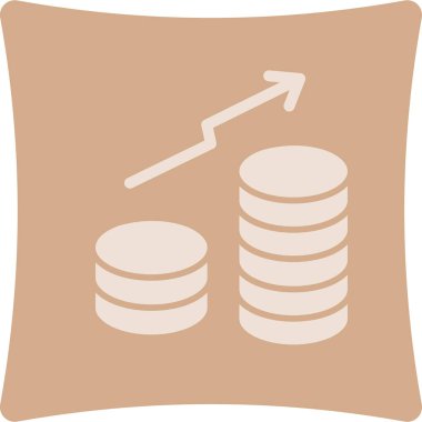 Bozuk paralar ikon vektör illüstrasyonu