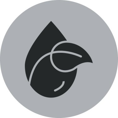 Bırakma simgesinin vektör illüstrasyonu