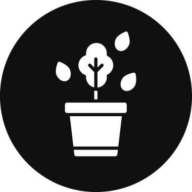 çiçek simgesi vektör illüstrasyonu