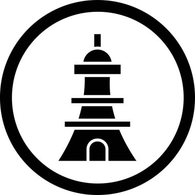 Bina. Web simgesi basit tasarım