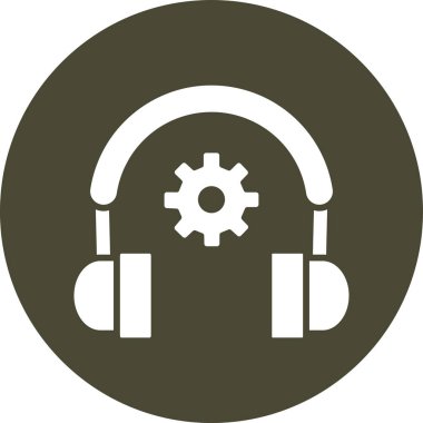 Projeniz için vektör kulaklık simgesi