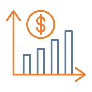 büyüme çizelgesi ince çizgi simgesi