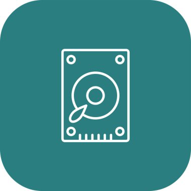 Müzik çalar simgesinin vektör illüstrasyonu