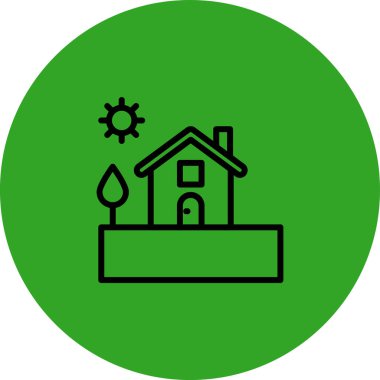 House vektör web simgesi