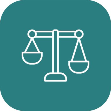 Soyut arkaplanda izole edilmiş denge simgesi