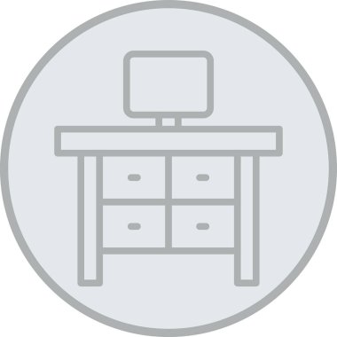 mobilya kutsal kişilerin resmi, vektör çizim