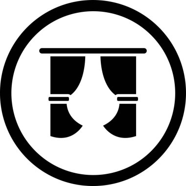 Modern bir simgenin vektör illüstrasyonu