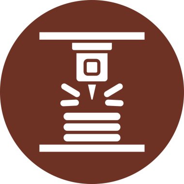 Benzersiz sütun vektör simgesi