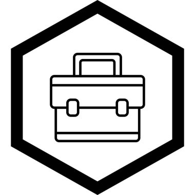 Bir bus simgesinin vektör illüstrasyonu