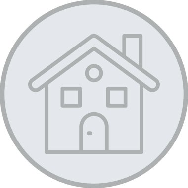 ev simgesi vektör illüstrasyonu