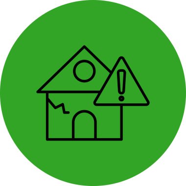 ev simgesi vektör illüstrasyonu