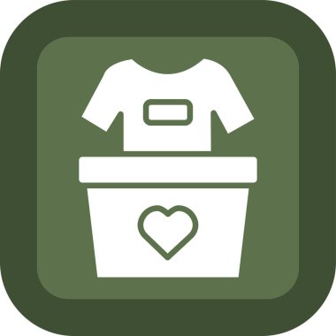 giysi simgesi vektör illüstrasyonu