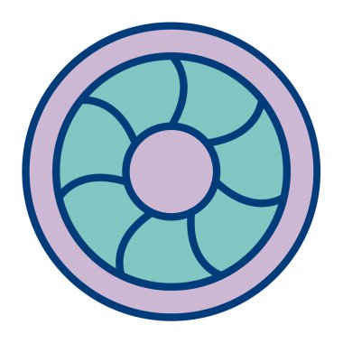 fan simgesi vektör illüstrasyonu