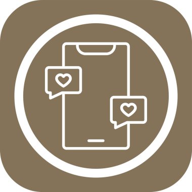 Vektör Kalp Simgesi illüstrasyonu