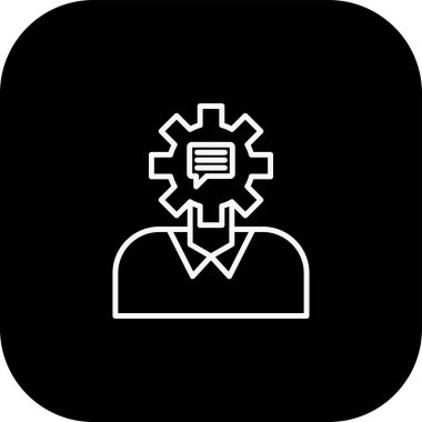 Modern simgenin vektör illüstrasyonu