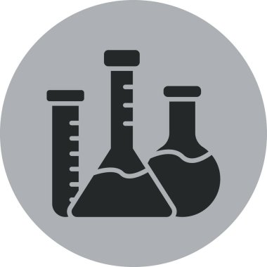 Kimya simgesi vektör illüstrasyonu