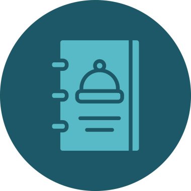 Kitap Simgesi. Vektör İllüstrasyonu