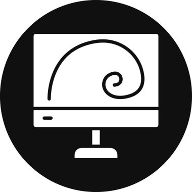 bilgisayar simgesi vektör illüstrasyonu