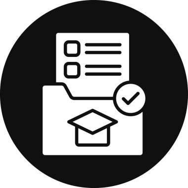 Sertifika. Basit web simgesi tasarımı. diploma